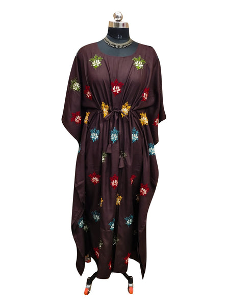 New Women Rayon Floral Emb. Kaftan (Softy-1) 12Pcs Pack Unit Price £7