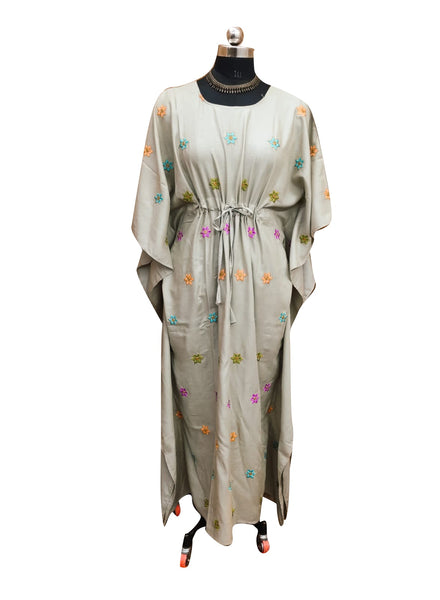 New Women Rayon Floral Emb. Kaftan (Softy-2) 12Pcs Pack Unit Price £7