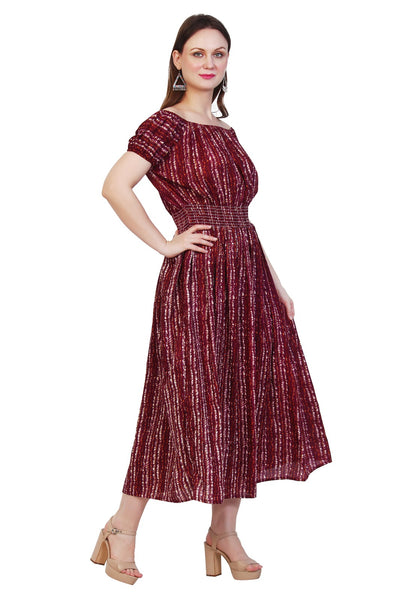 New Women Short Sleeve Off-Shoulder Maxi Dress 12pcs Pack (Kanchan-2) Unit Price £5