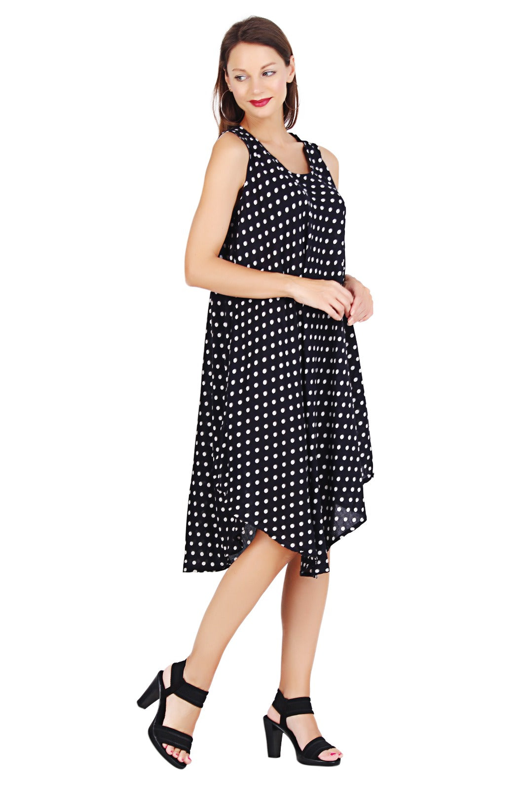 New Women Umbrella Dresses Polka Dot Print Assorted 12pc Pack (RMB-53) Unit Price £2.75