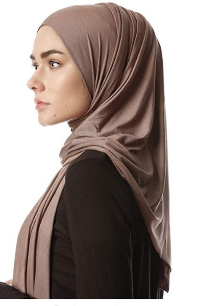 New Ladies Jersey Hijab Head Scarf for Women Fashion Premium Soft Scarf Pack of 12 Unit Price £1.50