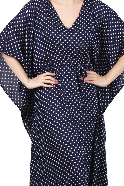 New Women Rayon Polka Dot Print Kaftan (RFT-1020) 12Pcs Pack Unit Price £4.50