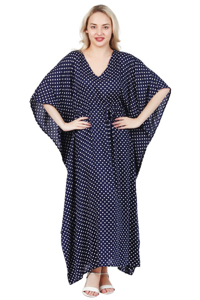 New Women Rayon Polka Dot Print Kaftan (RFT-1020) 12Pcs Pack Unit Price £4.50