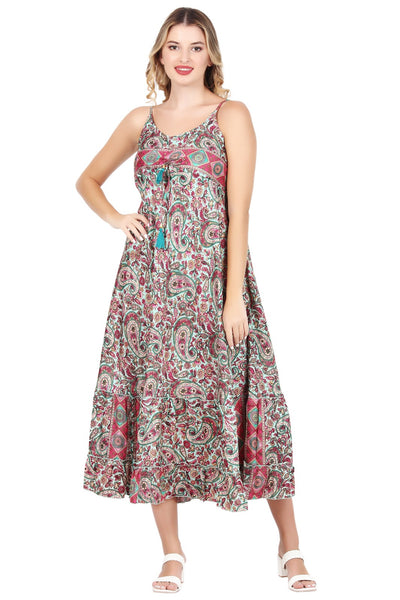 New Women Long Floral Sleeveless Maxi Dress (1025) 10pcs Pack Unit Price £7.50