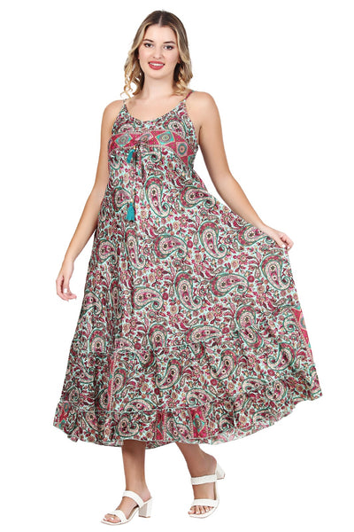 New Women Long Floral Sleeveless Maxi Dress (1025) 10pcs Pack Unit Price £7.50