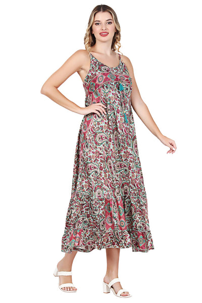 New Women Long Floral Sleeveless Maxi Dress (1025) 10pcs Pack Unit Price £7.50