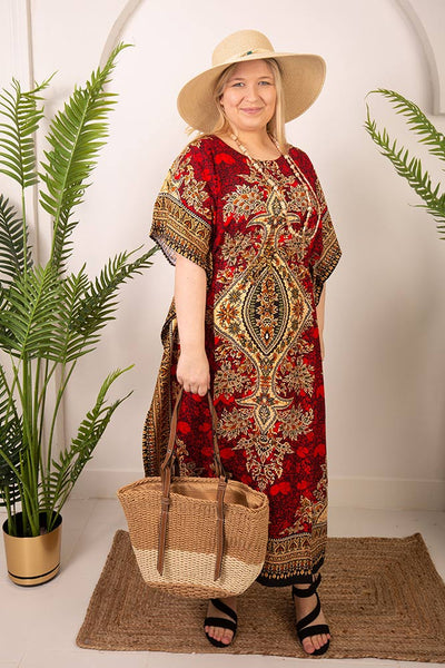 New Women Cotton Kaftan (513) 12Pcs Pack  Unti Price £4.50