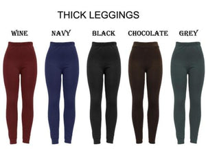 New Women Thick Thermal Legging Pack of 6 Unit Price £3.00