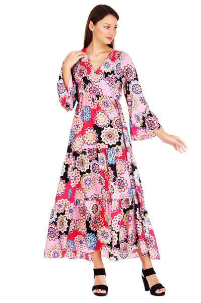 New Women Long Floral Sleeveless Maxi Dress (0037) 10pcs Pack Unit Price £8.00