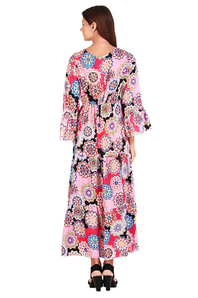 New Women Long Floral Sleeveless Maxi Dress (0037) 10pcs Pack Unit Price £8.00