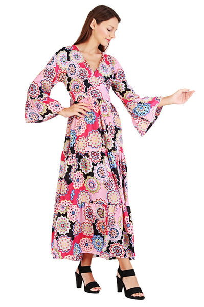 New Women Long Floral Sleeveless Maxi Dress (0037) 10pcs Pack Unit Price £8.00