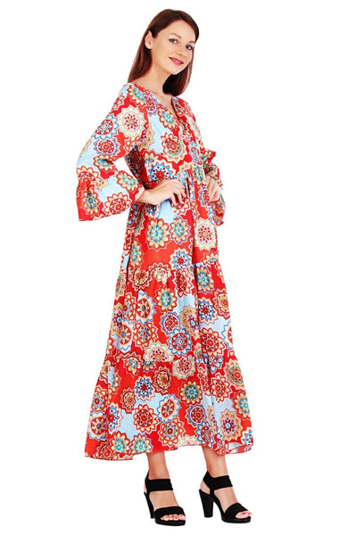 New Women Long Floral Sleeveless Maxi Dress (0037) 10pcs Pack Unit Price £8.00