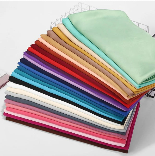 New Women Plain Chiffon Scarf pack of 12 Unti Price £1.50