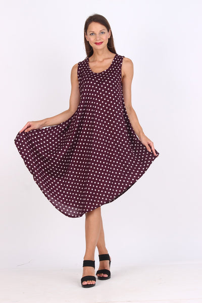 New Women Umbrella Dresses Polka Dot Print Assorted 12pc Pack (RMB-53) Unit Price £2.75